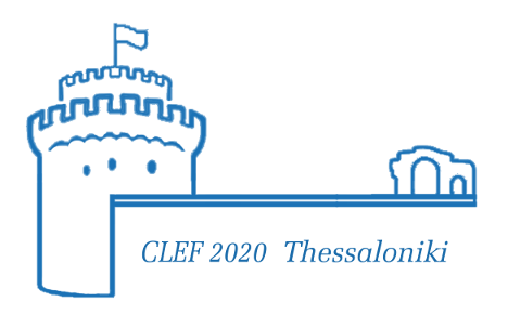 CLEF Thessaloniki 2020 logo